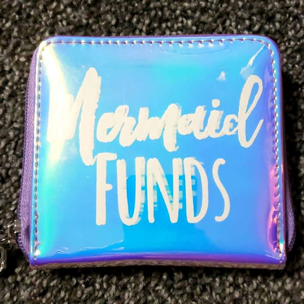 ❤4/$20❤ NWT! Mermaid funds irridescent wallet!